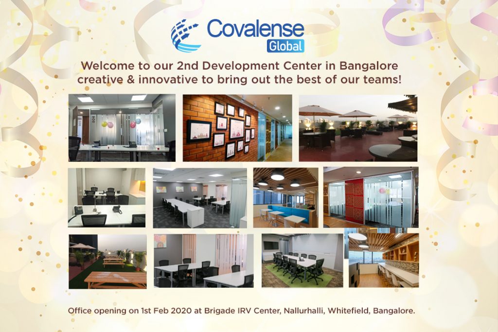 Covalense Global, opens 2nd Development center in Bangalore,